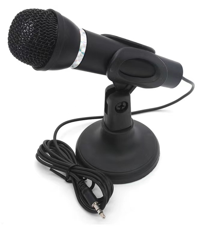 3.5MM Universal Stereo Plug Condenser Microphones Multiedia Desktop Mic ...