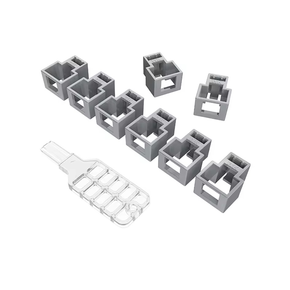 10pcs RJ45 Patch Cord Cable Lock with 1pc Key / RJ45 Locking Clips ...