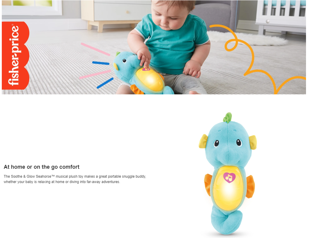Fisher price seahorse music deals
