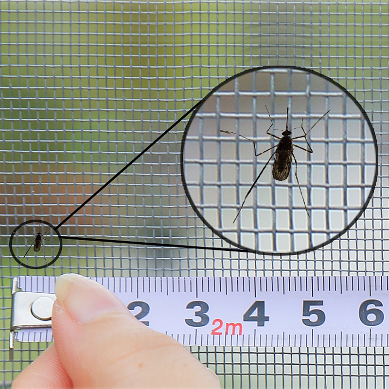 SG stock Adjustable Magnetic Window Screen DIY Anti Mosquito Net Mesh ...