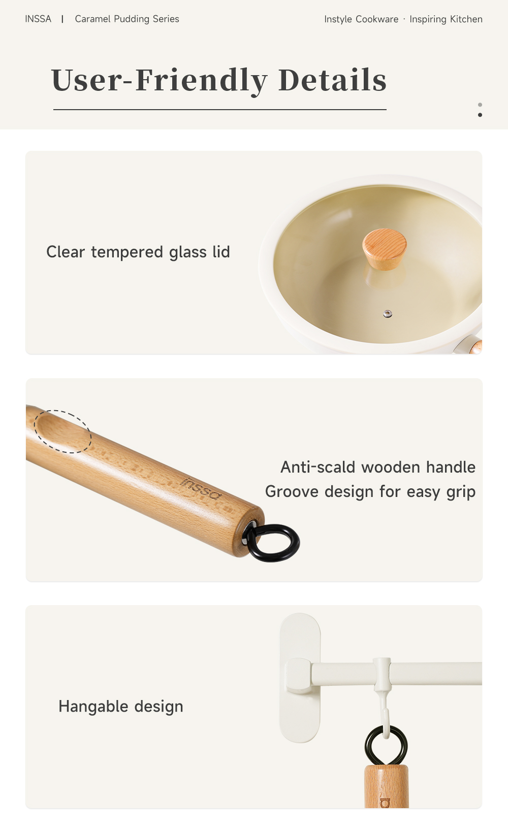 Simplus Saucepan Wok Frying Pan Induction Cooker Non-Stick Soup Pot ...