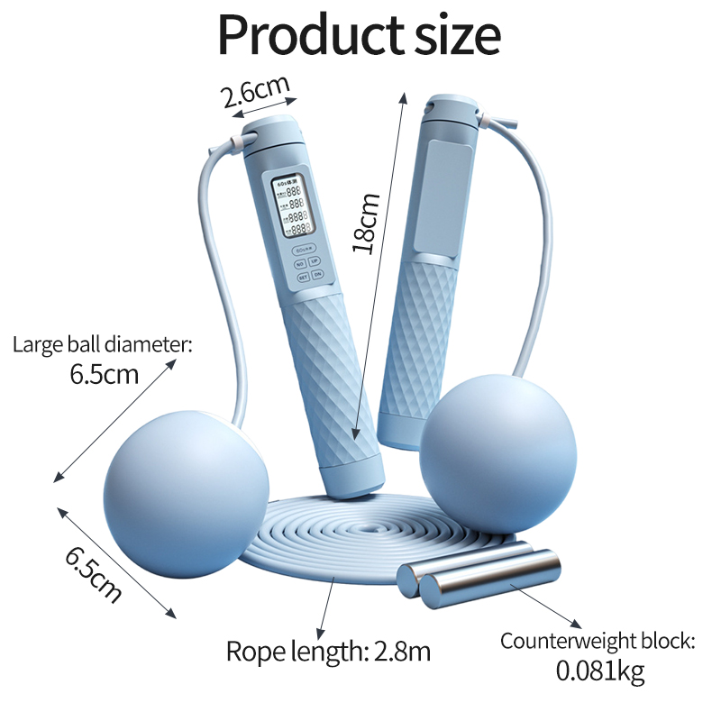 【SG Stock】Smart Cordless Skipping Rope Ropeless Digital Counter Jump ...