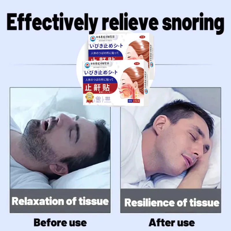 Snoring Patch Anti Snoring 12pcs Anti Snore Patch Improve Sleep Snore ...
