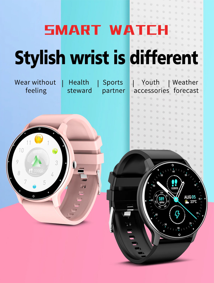 【SG Stock】Smart Watch Waterproof Fitness Tracker Full Touch Screen ...