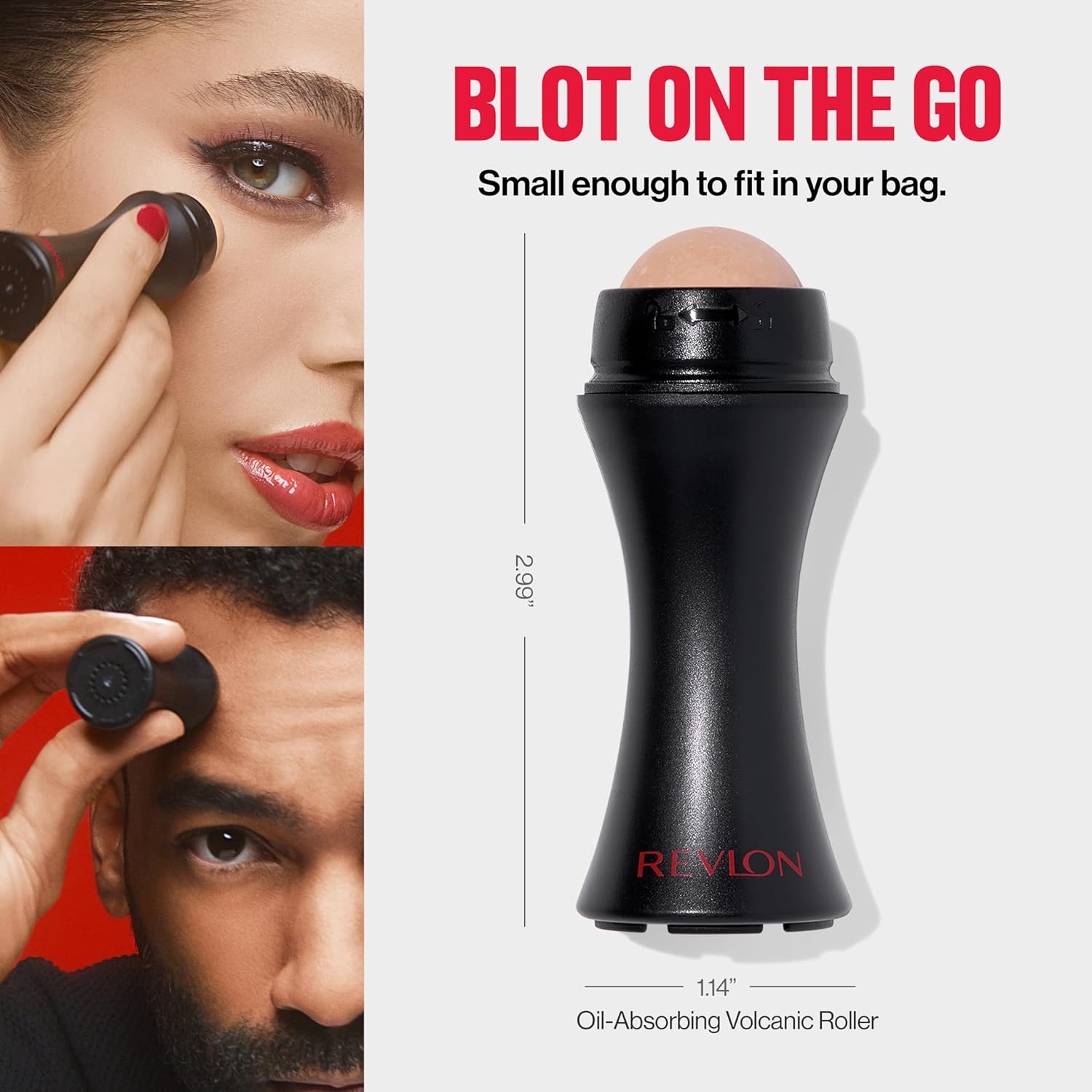 Revlon Oil-Absorbing Volcanic Face Roller | Shopee Singapore