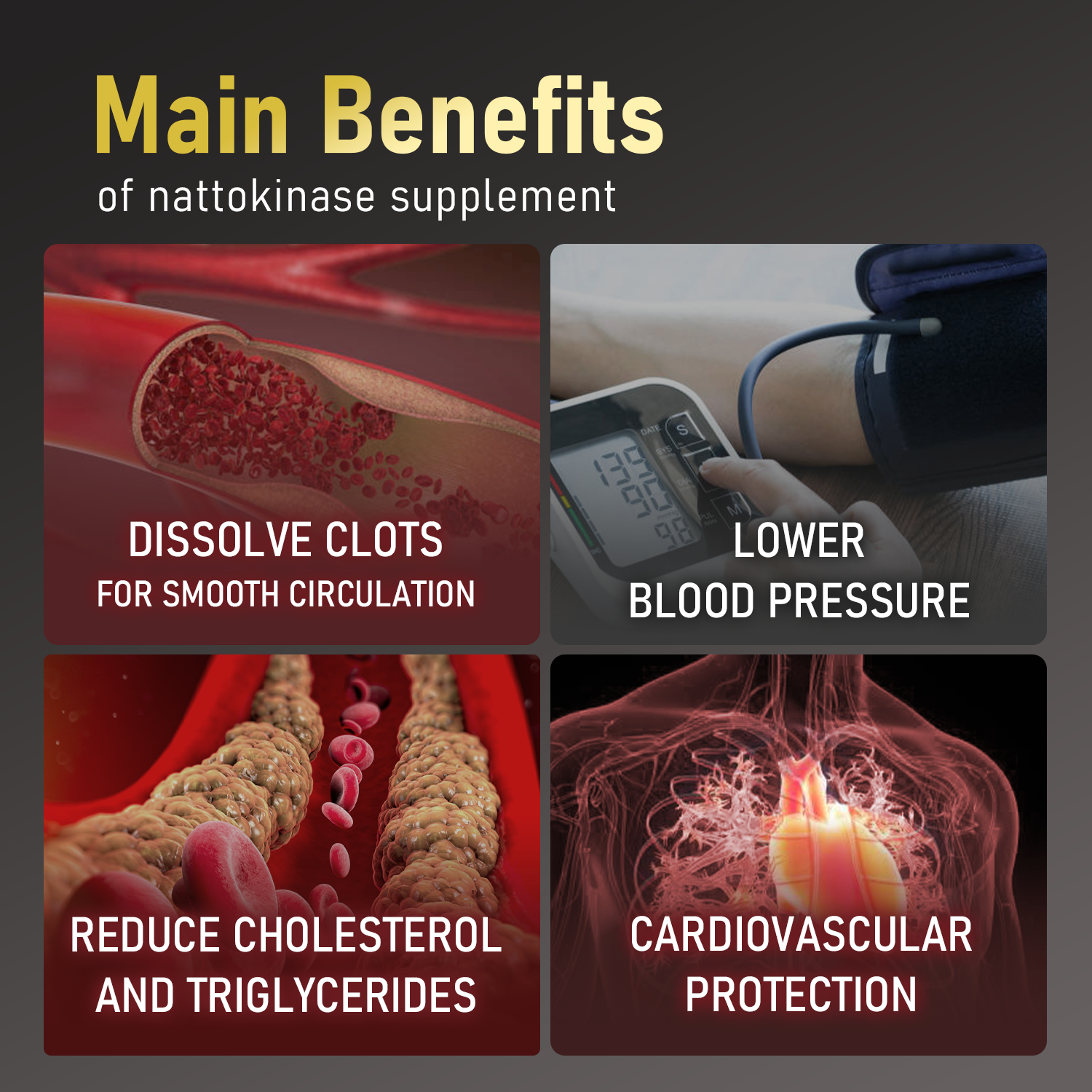 [Herbase] Nattokinase 12000FU supplement (Made in Japan) Lower Blood ...