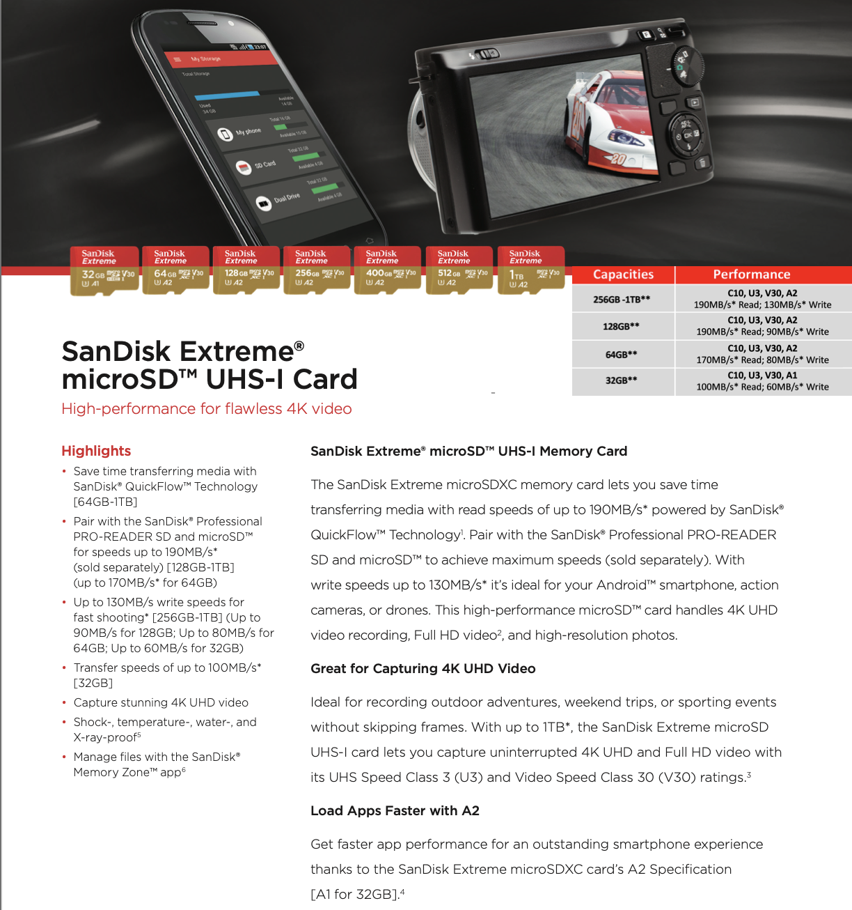 SanDisk Extreme microSD Card for Mobile Gaming UHS-I Card | 128GB 256GB ...