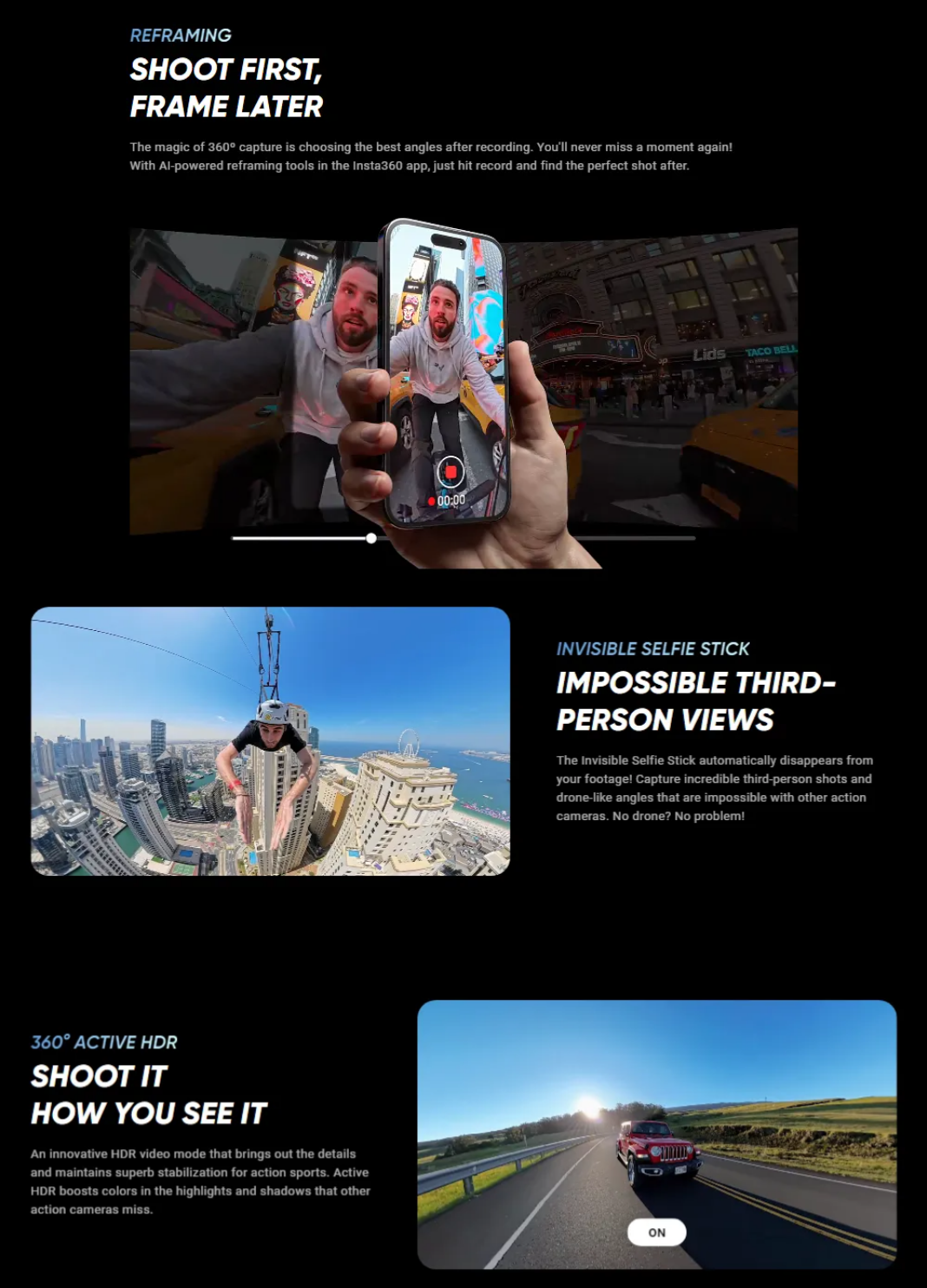 Insta360 X4 8K 360 Action Cam (Free:128GB MicroSD Card) Shopee