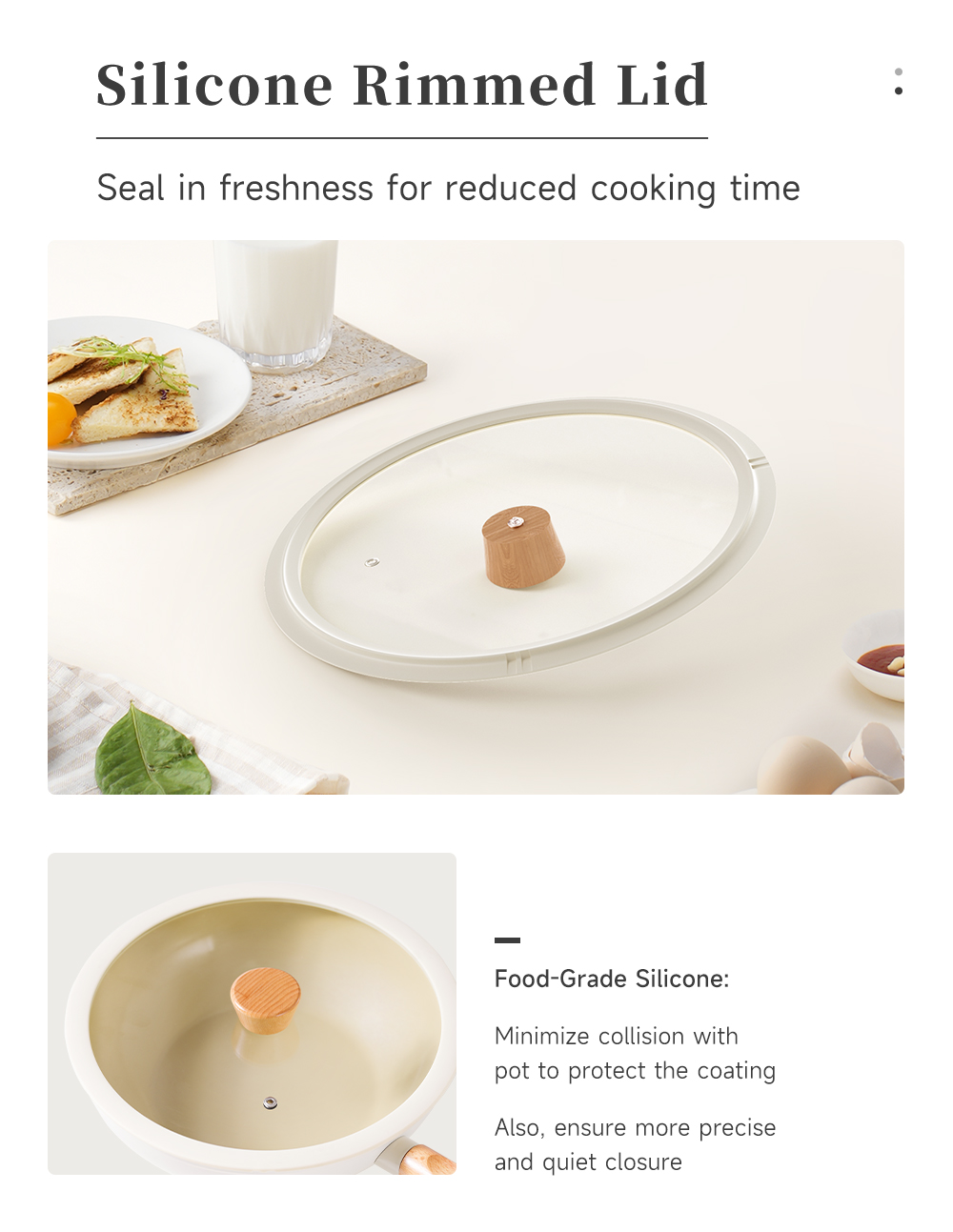 Simplus Saucepan Wok Frying Pan Induction Cooker Non-Stick Soup Pot ...