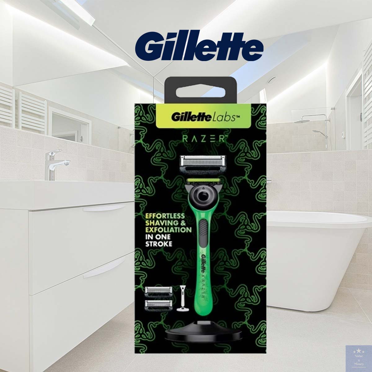 Gillette Labs Razor - 1 Handle + 2 Cartridges [Available in Limited ...