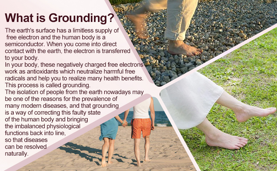 Grounding Mat with Grounding Earthing Mat for Foot Treatment to ...