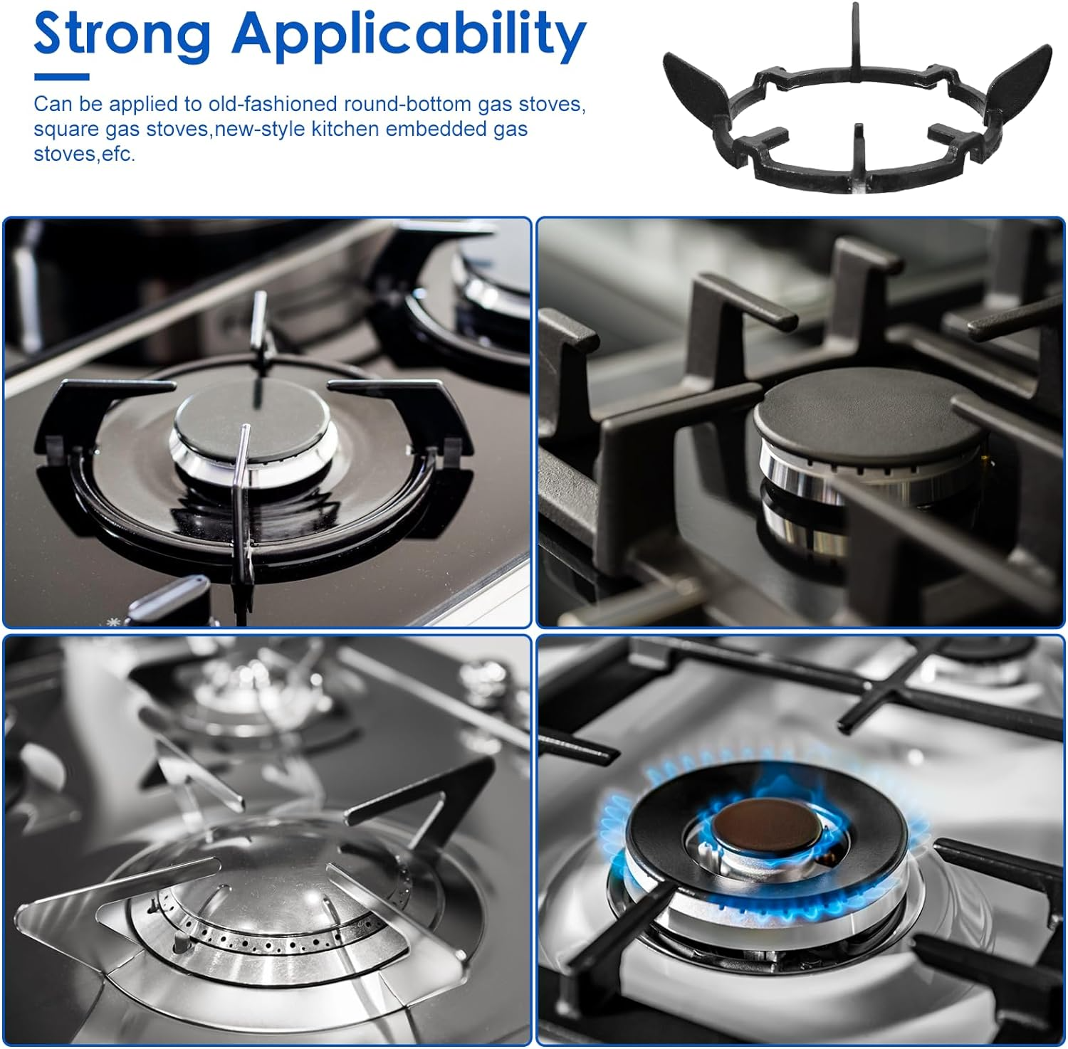 🇸🇬 [In Stock]Universal gas stove metal support frame Windproof gas ...