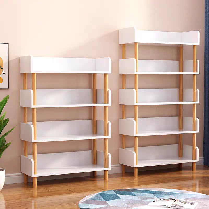 White 6 Tier Book Rack Versatile Storage Rack Home Organizing Shelves ...