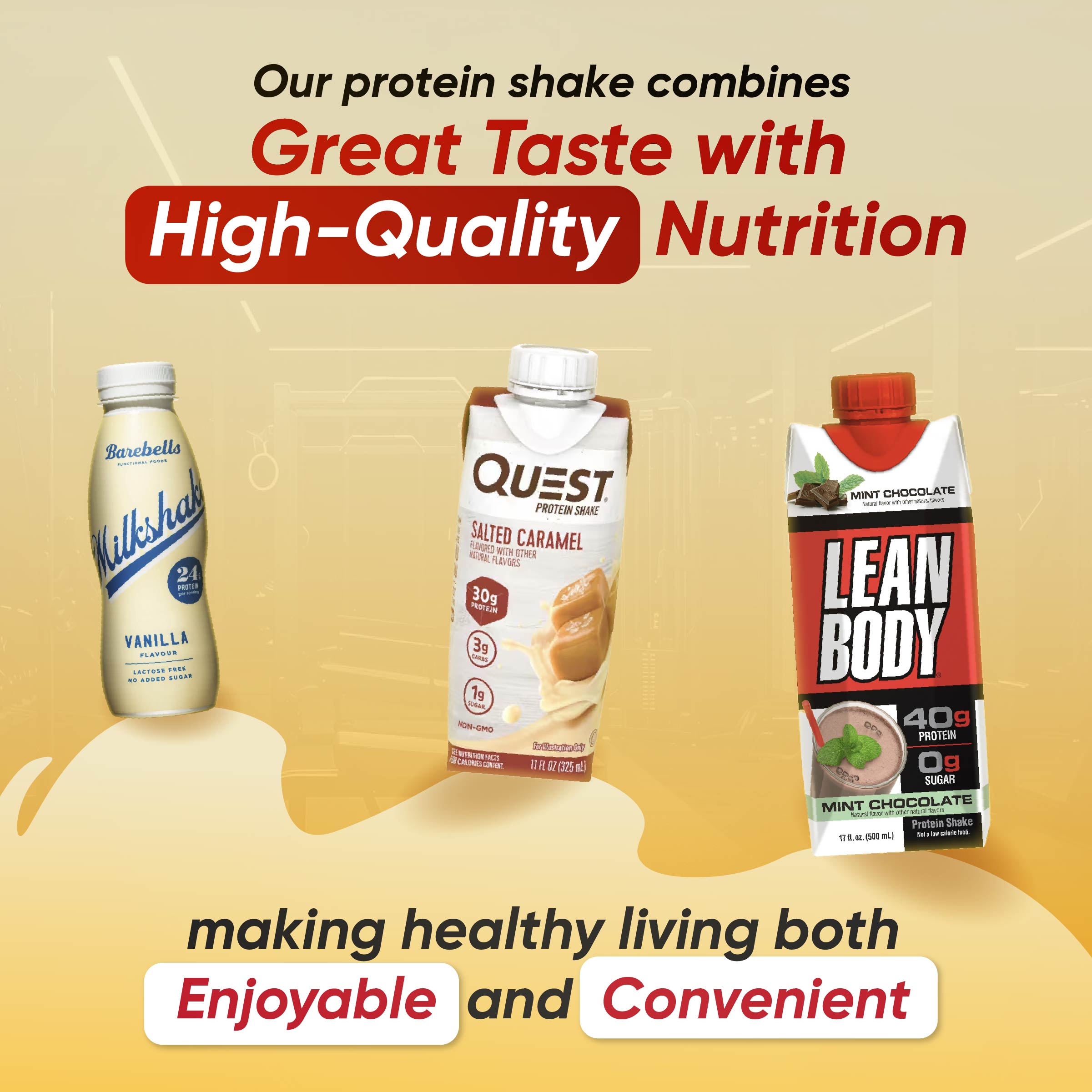 Protein Shakes, Quest, Barebells, Lean Body High Protein Low Carb ...