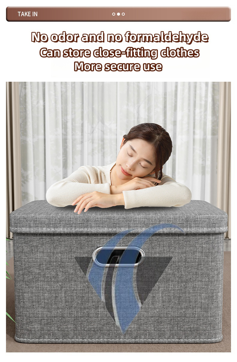【TOP ONE】Collapsible storage box Large capacity clothing storage box ...