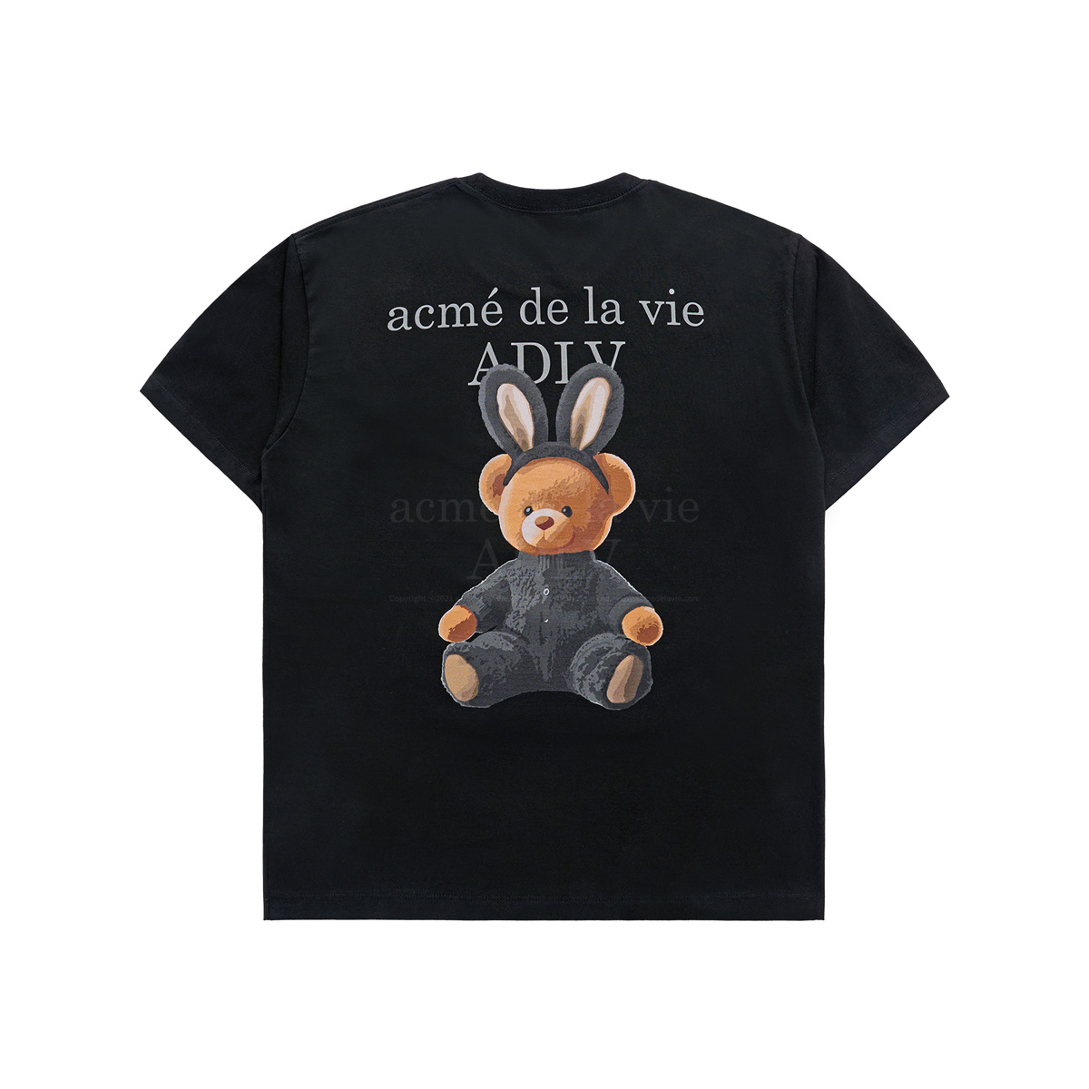 ■acme de la vie■ STRIPE RABBIT SHORT SLEEVE TSHIRT 5009496 Jual Adlv Stripe Rabbit Short Sleeve T-shirt Acme De La Vie