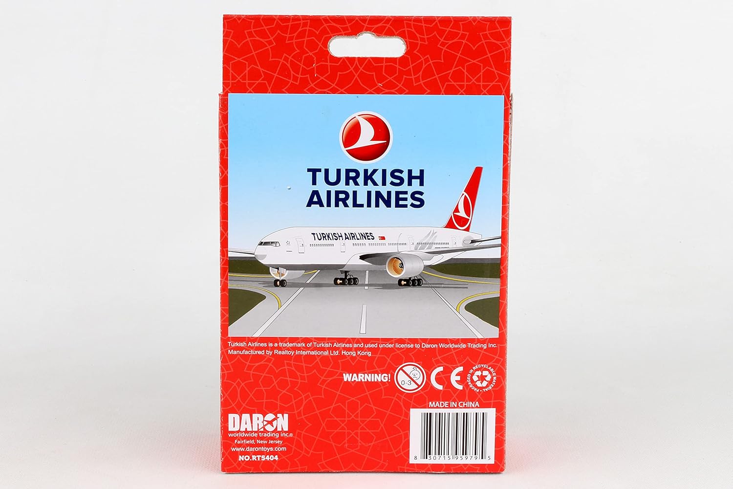 Daron Planes RT5404 Turkish Airlines B777 Single Plane Diecast Toy (WB ...