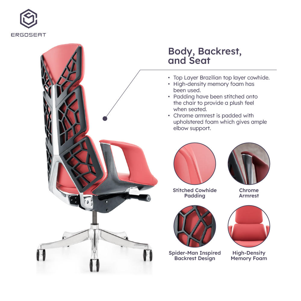 Ergonomic Chair Genidia Chair Singapore Ergoseat Spider Genuine