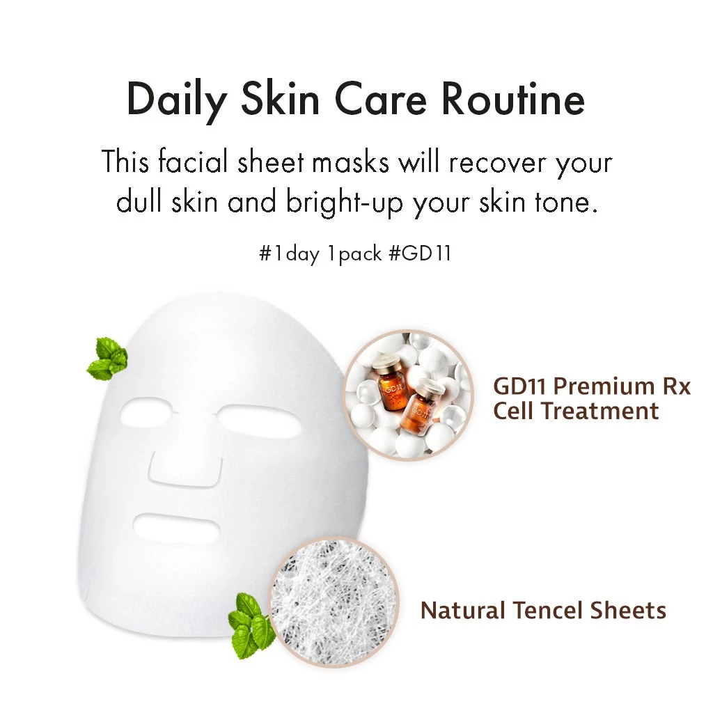 [GD11] Premium Rx Cell Treatment Mask, 6ea /Korean skin care, peptide ...