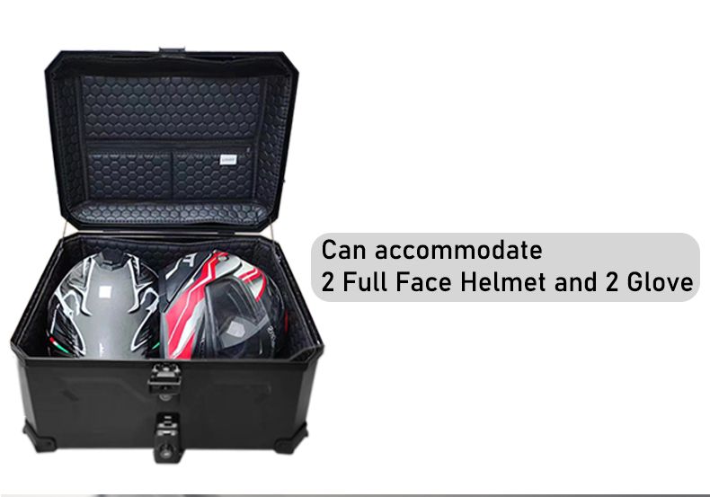 F2-MOTO 58L ABS PLASTIC BOX, TOPCASE W ZIP | Shopee Singapore