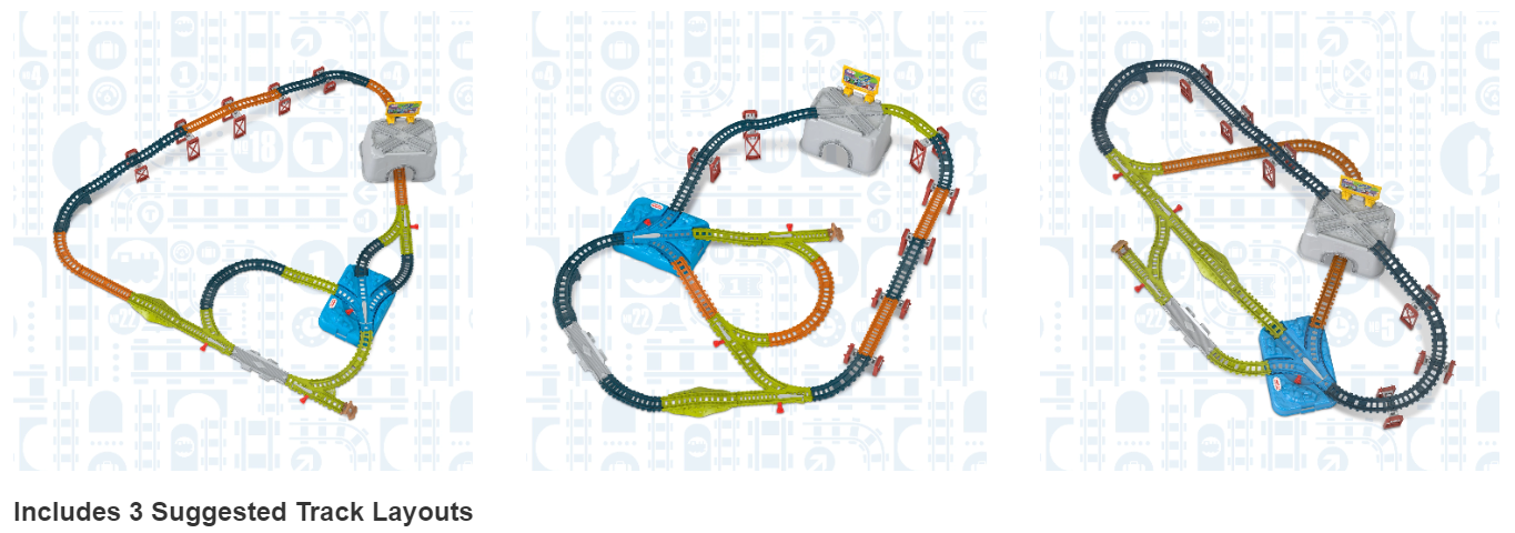 Thomas & Friends Train Tracks Set, Connect & Build Track Bucket, 34 ...
