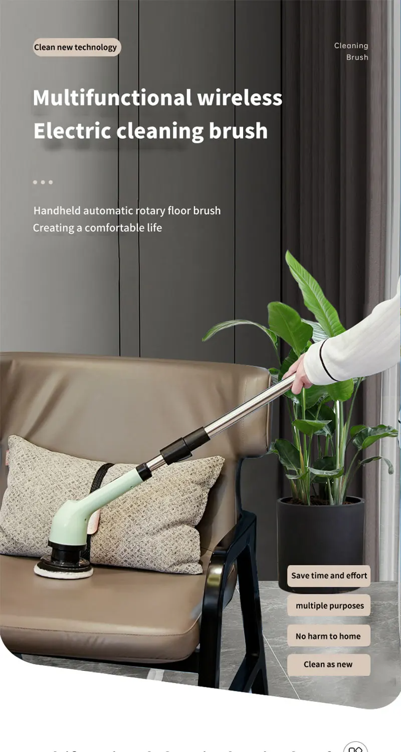 🔥🔥【SG READY STOCK】9 in 1 Portable Electric Cleaning Brush Set Kit ...