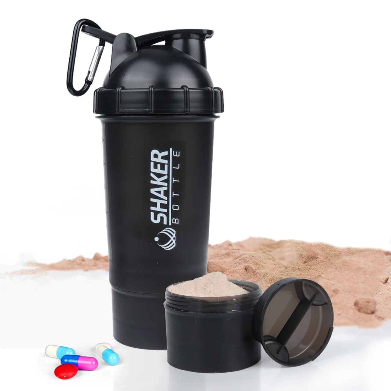 B30-0064 2023 New Arrival 500ml Plastic Protein Gym Water Shake Bottle ...