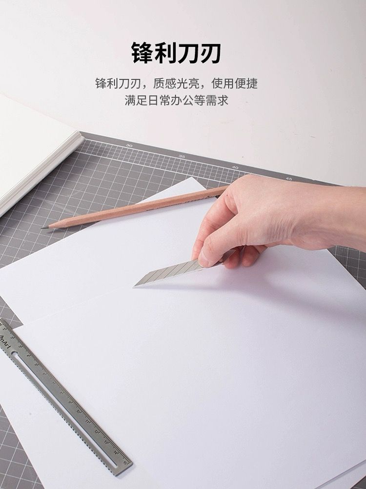 Deli Cutter Blades 10 pcs per box - 30° Tip / 7 Tips, Spare Blade Knife ...