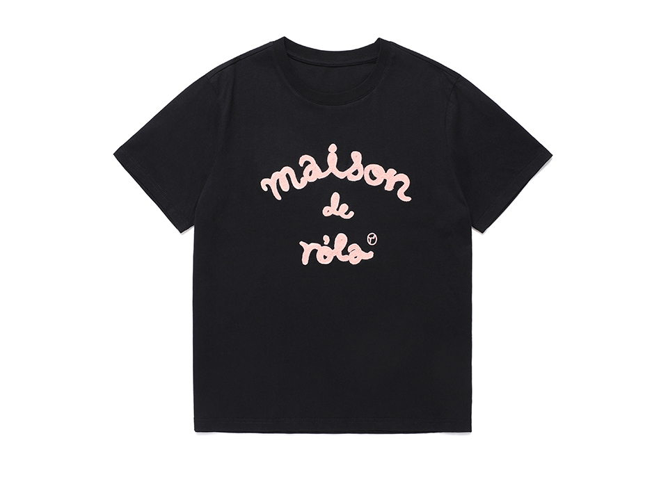 新作【ROLAROLA】MAISON DE ROLA EMBROIDERY LOOSE FIT T-SHIRT MAISON DE ROLA EMBROIDERY LOOSE FIT T-SHIRT WHITE - ROLAROLA