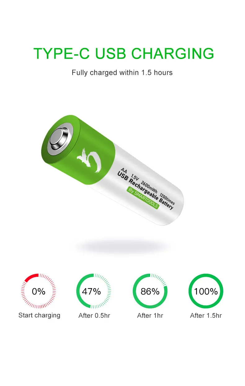 🇸🇬 1.5V Lithium AA / AAA / CR2 (3.7V) Rechargeable Battery Fast Charge ...