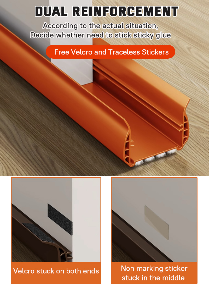 рџ ёрџ гђђsg Stockгђ New Upgrade Door Seal Strip Pvc Doorstopper Soundproof