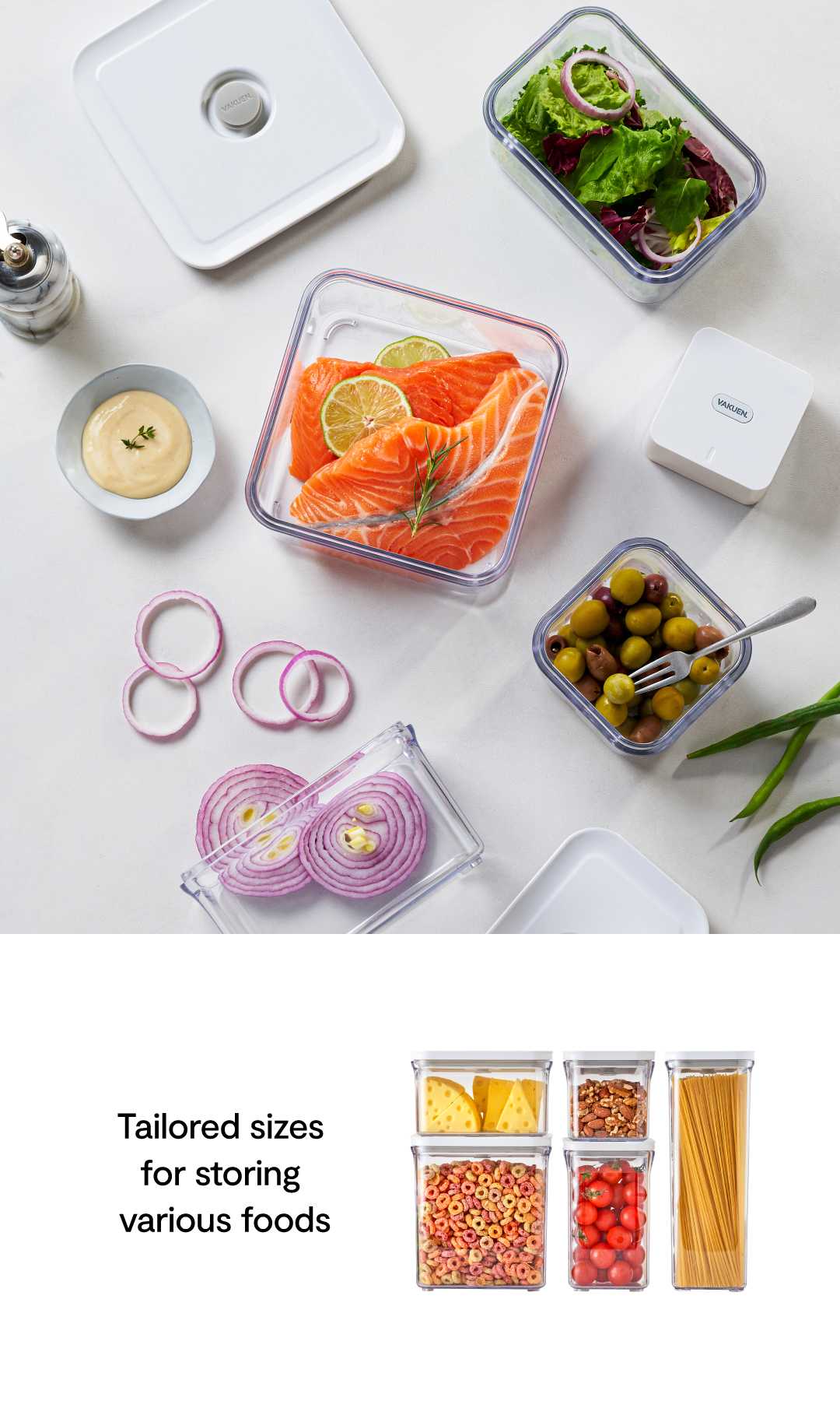 [VAKUEN OFFICIAL] AUTO VACUUM FOOD STORAGE CONTAINER 500 - 3000ML ...