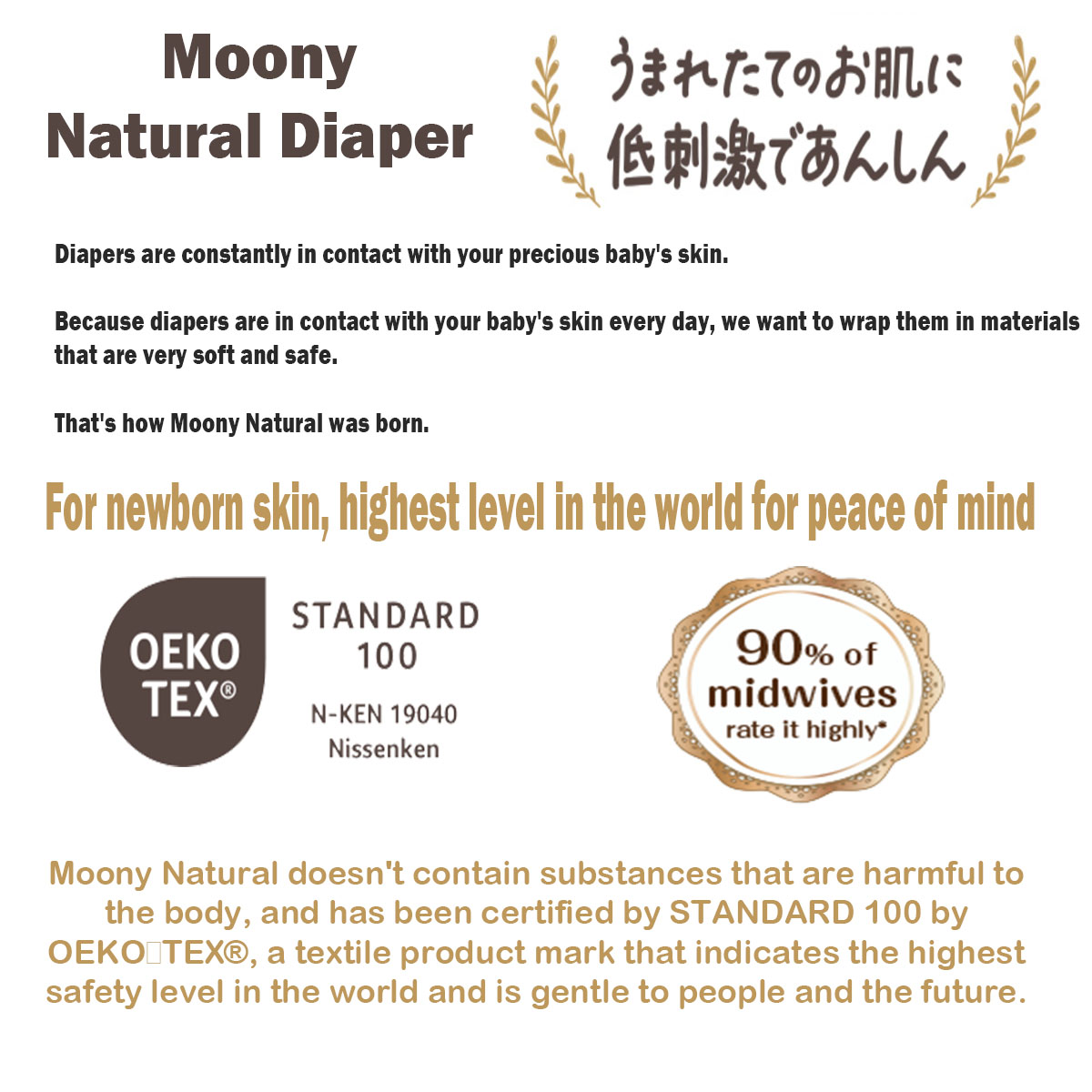 Review tã dán Moony Natural hữu cơ của Nhật và cách dùng