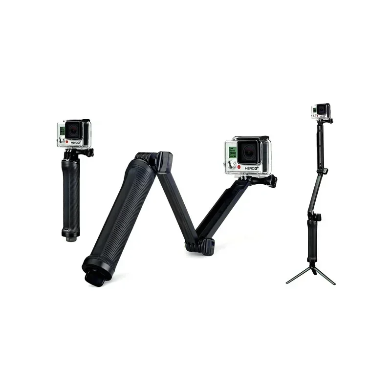 3 Way Monopod Tripod Selfie Stick Hand Grip Extension Arm for GoPro ...