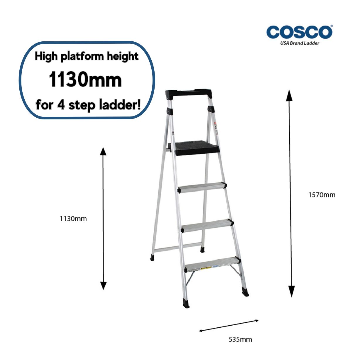 Cosco lite solutions 3 step ladder hotsell