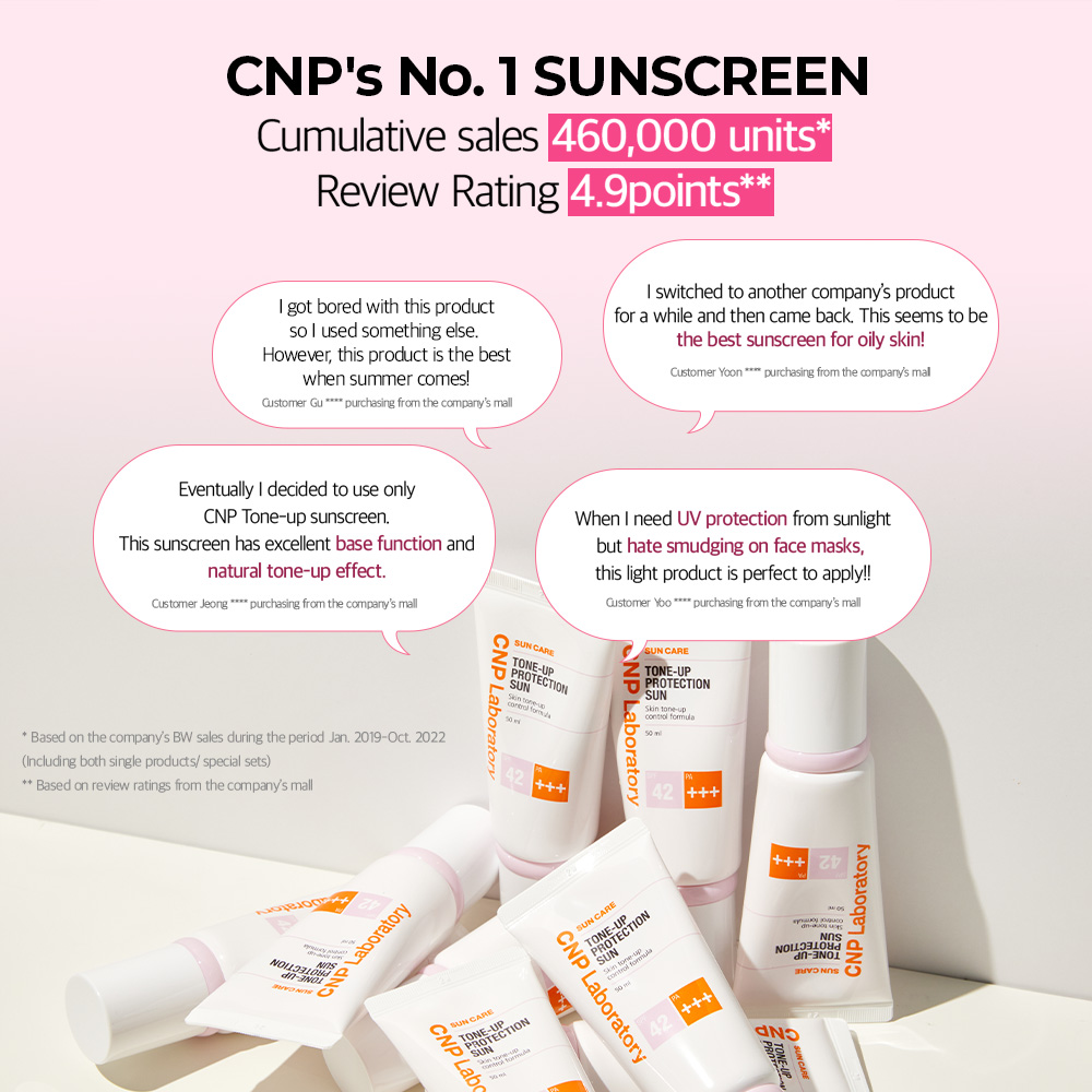 CNP Laboratory Tone-Up Protection Sun 50ml | Shopee Singapore