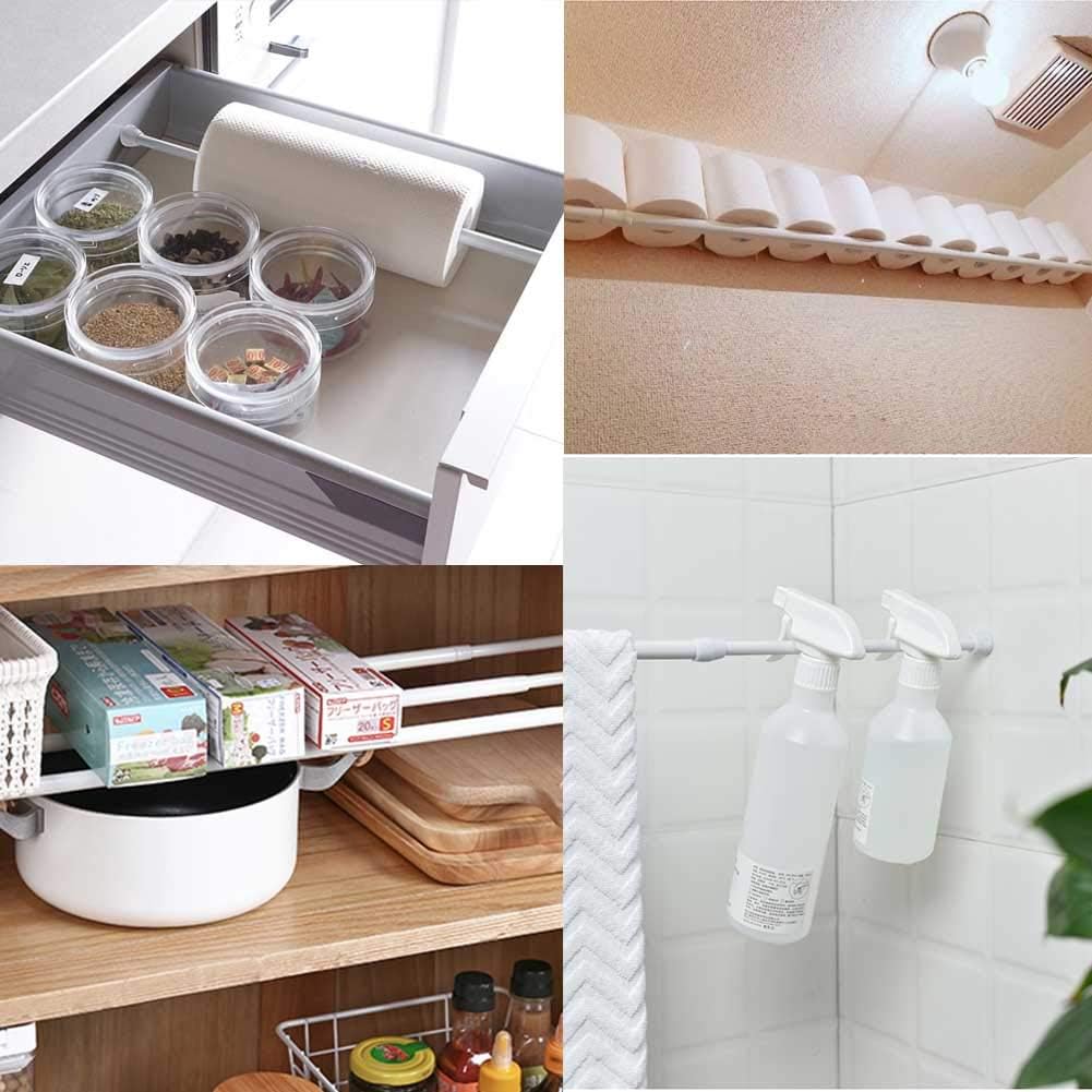 [V.Home] Slim Tension Rod/Curtain Rod/Hanging Pole/Rack/Space dividing ...