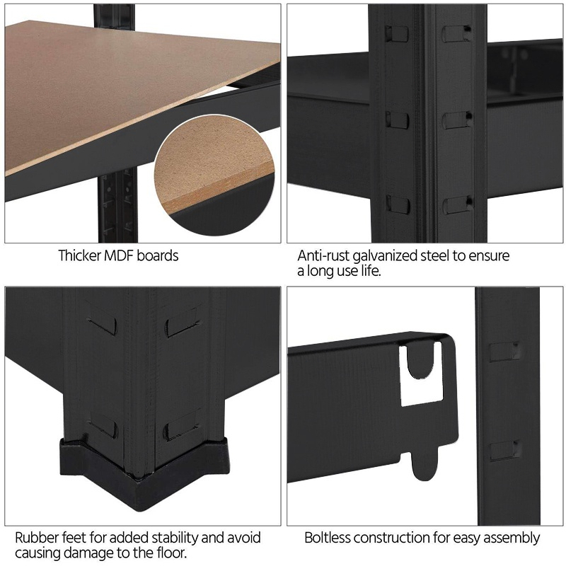 SNB Metal Rack Boltless Shelf Adjustable Rack Home kitchen Warehouse ...
