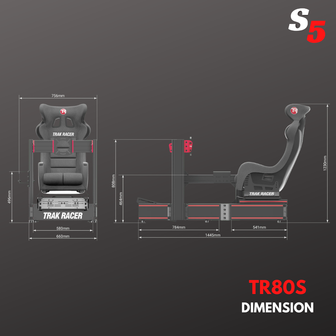 Trak Racer TR80S / Racing Simulator Cockpit / SIM RACING RIG / driving ...