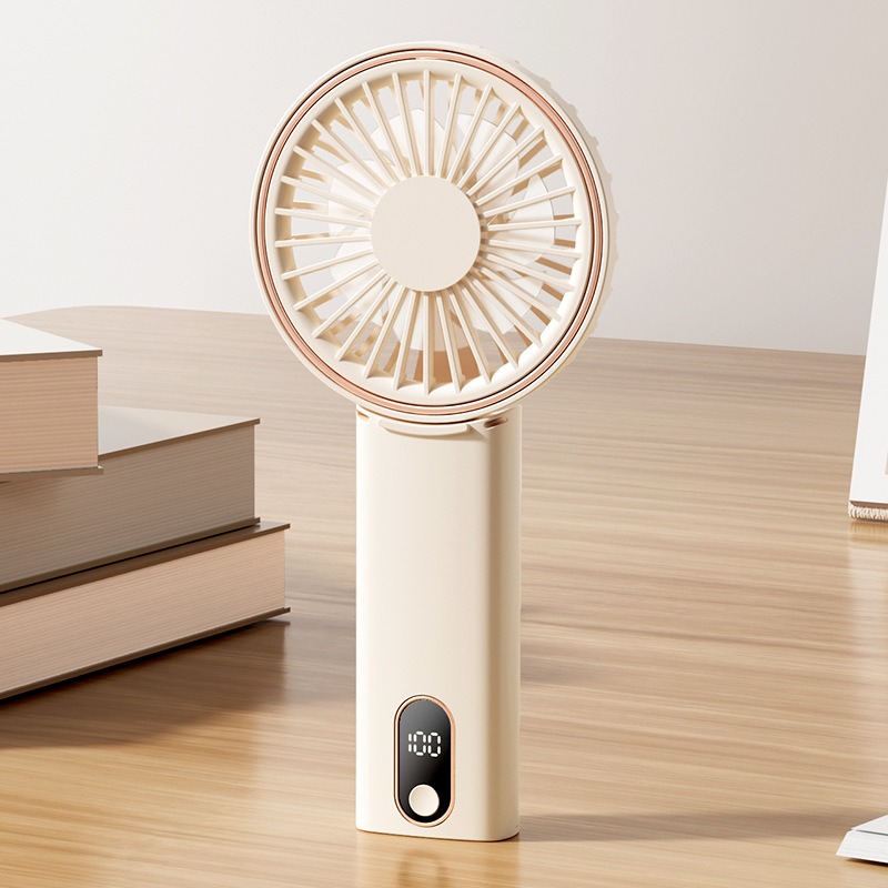 SMARTECK Handheld Ultra Slim Mini Fan Portable USB Charging Digital ...