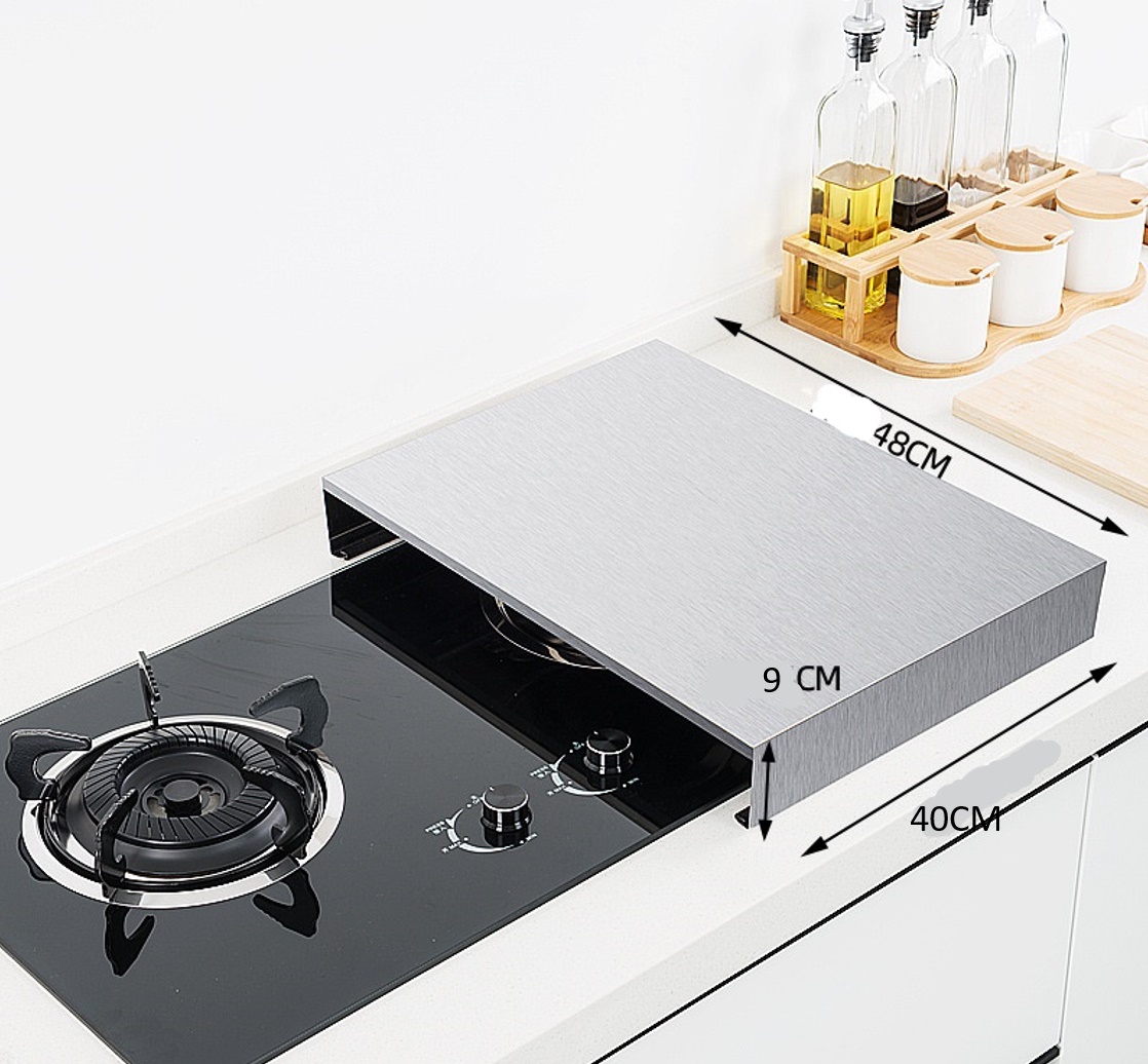 MULTI FUNCTIONAL STAINLESS STEEL KITCHEN COUNTER TOP COVER STOVE COVER ...