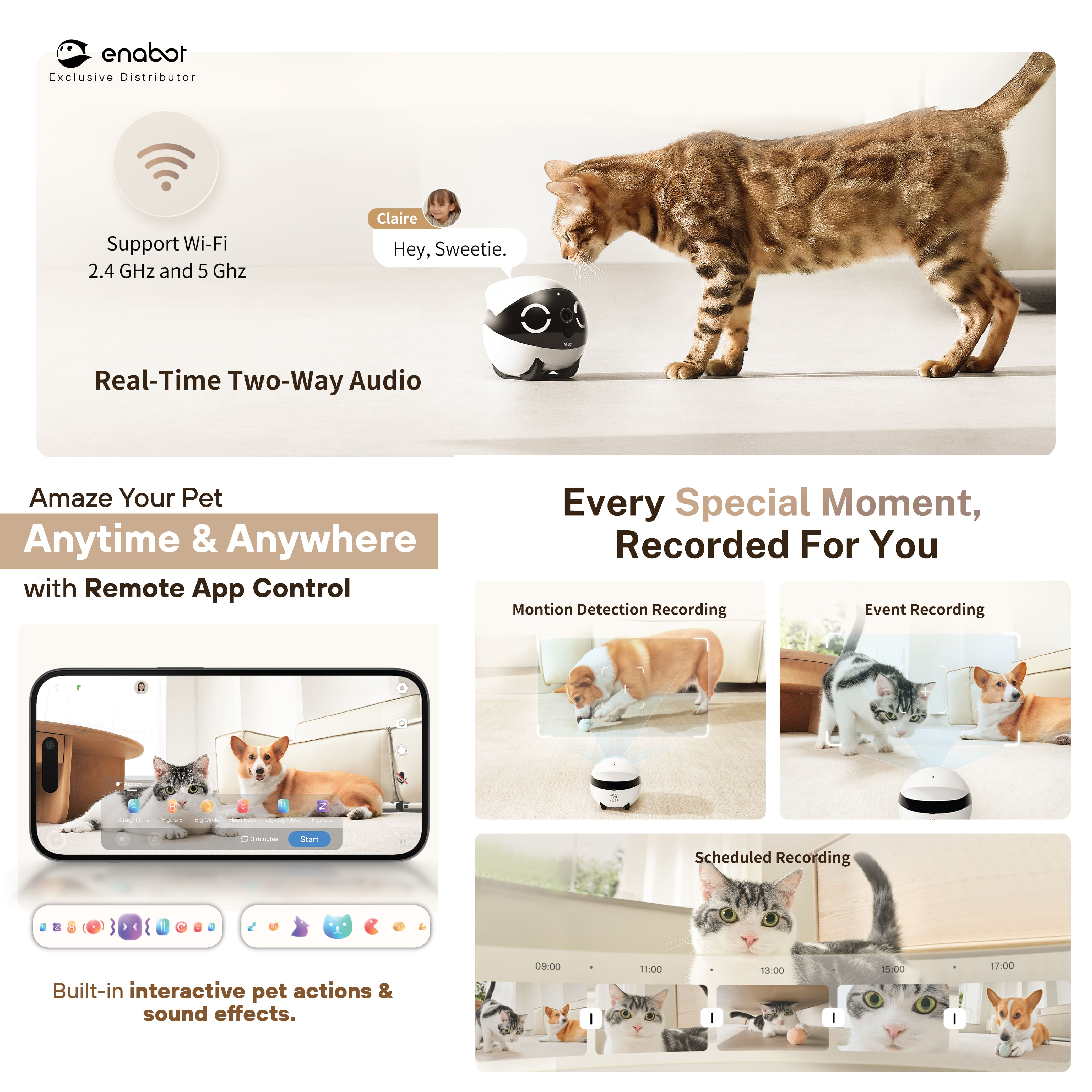 [Official Store] Enabot ROLA Mini 2K Camera Movable Robot| One-Touch ...