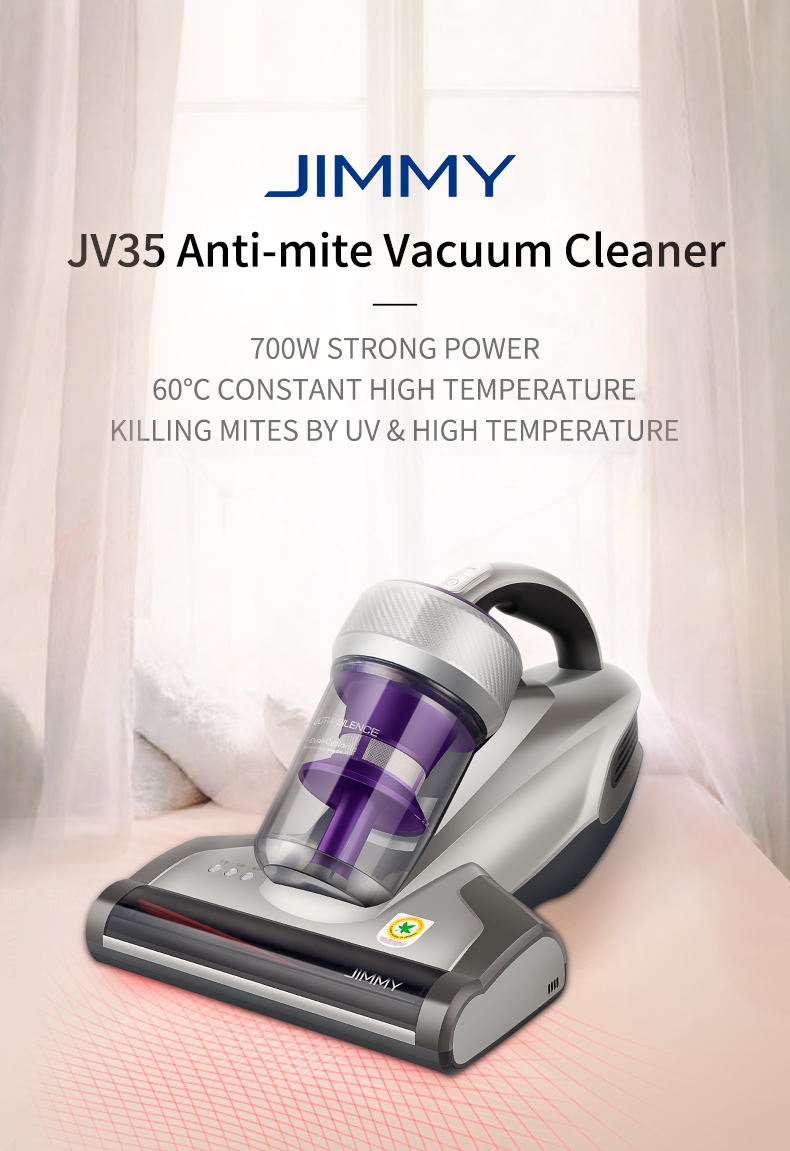 JIMMY JV35 Handheld Anti-mite Vacuum Cleaner Anti-Dust Mite Vacuum UV ...