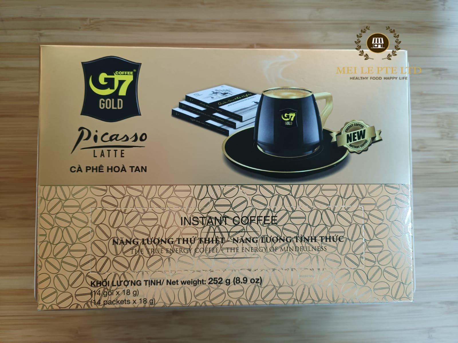 Bundle of 2 - G7 Gold Picasso Instant 3 in 1 Coffee - Box 14 sticks x ...