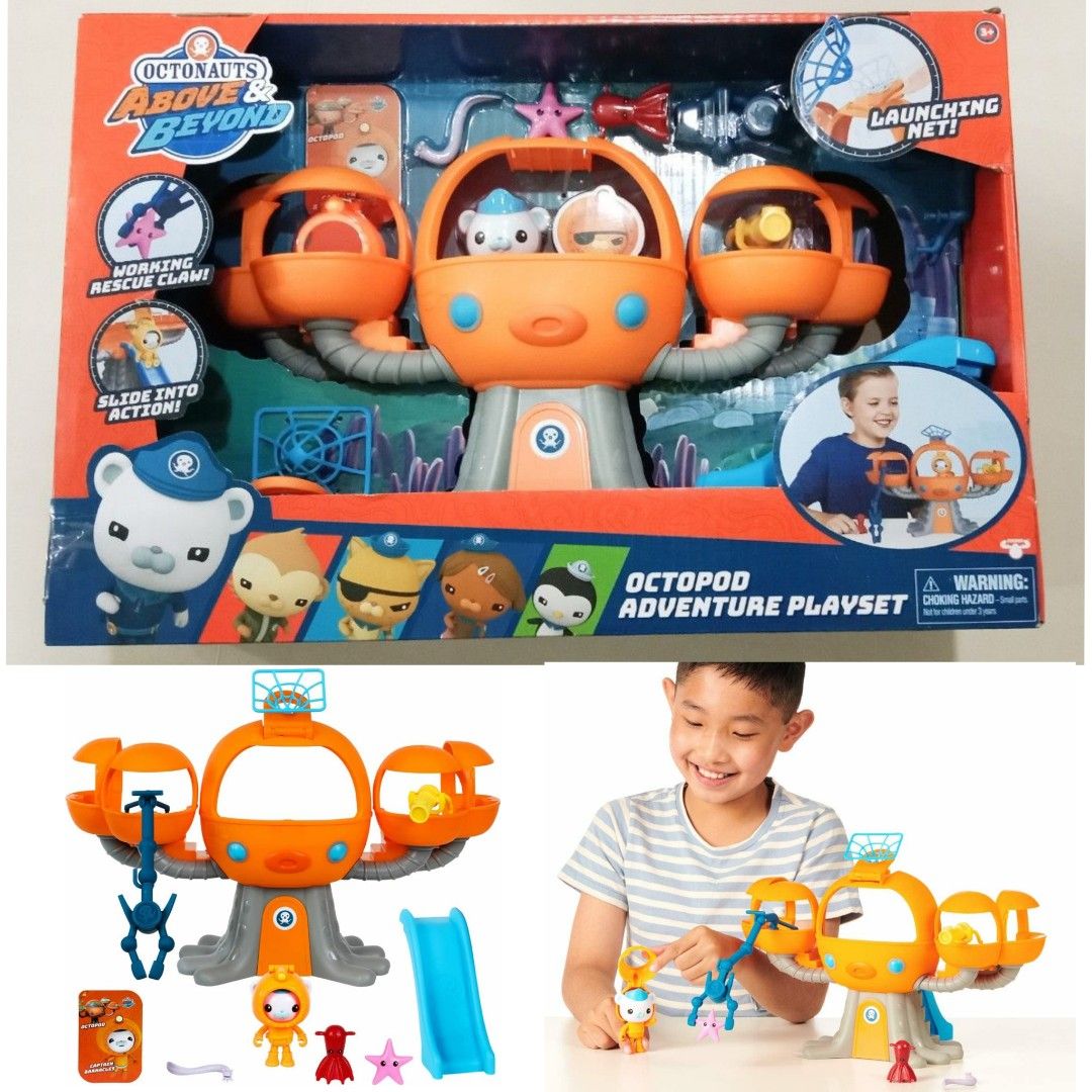 Authentic Moose Octonauts Series 1 Above & Beyond Octopod Playset ...