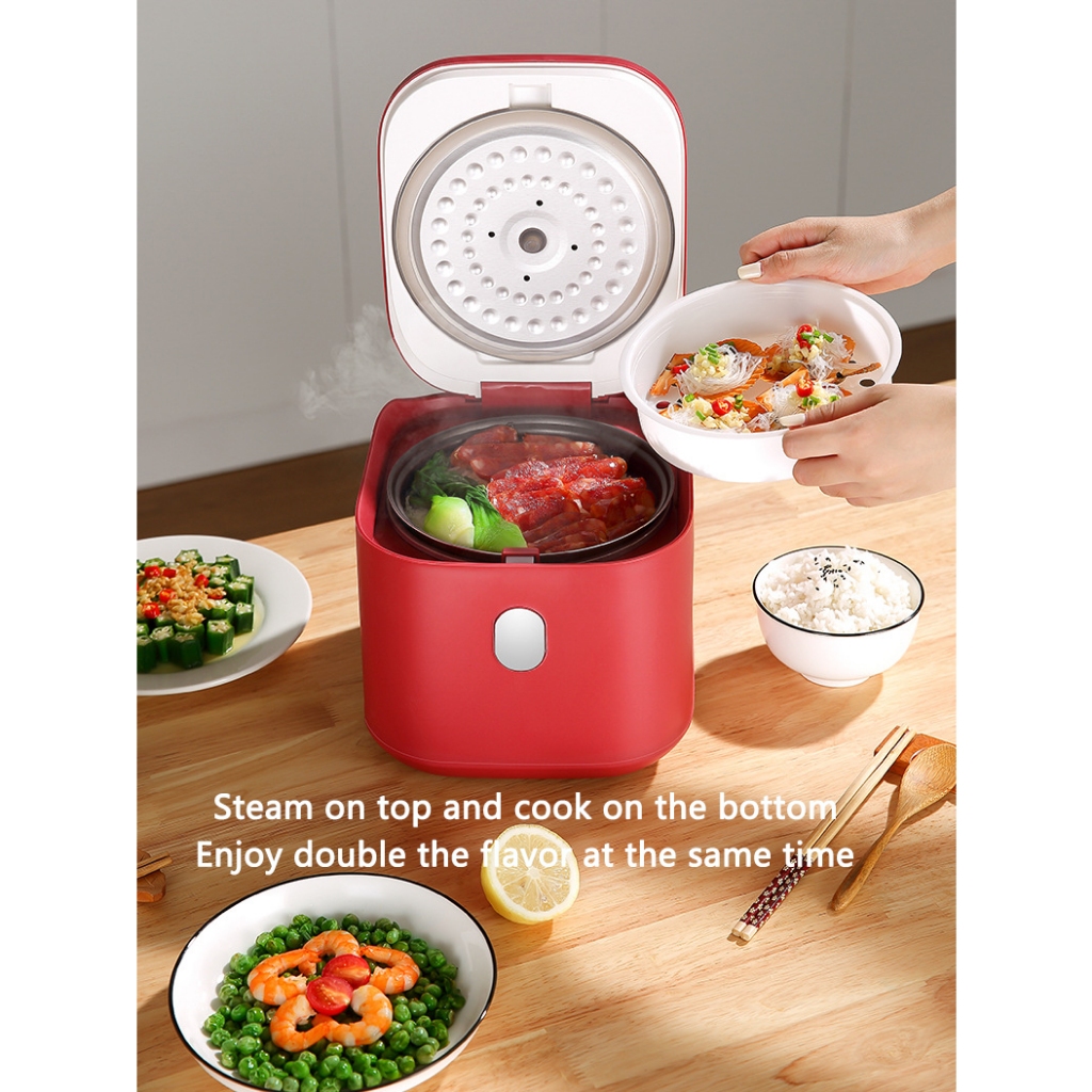 SG[READY STOCK] 2.5L Smart Rice cooker Small Mini Rice Cooker Non Stick ...