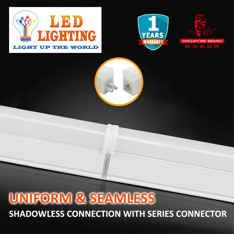 【SG Local Seller 】LED LIGHT LED Tube T5 LED Tube T5 Full Set TRI-TONE ...