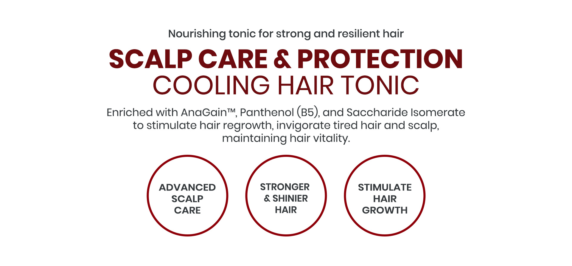 Nano Skin SG Hair Tonic 150ml Scalp Care, Reduce Hair Loss, Promotes