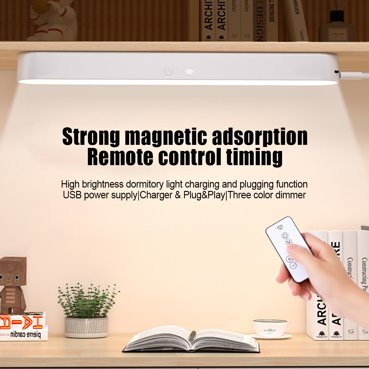 【SG Ready Stock】LED Night Lights Remote Control Study Lamp Adjustable ...