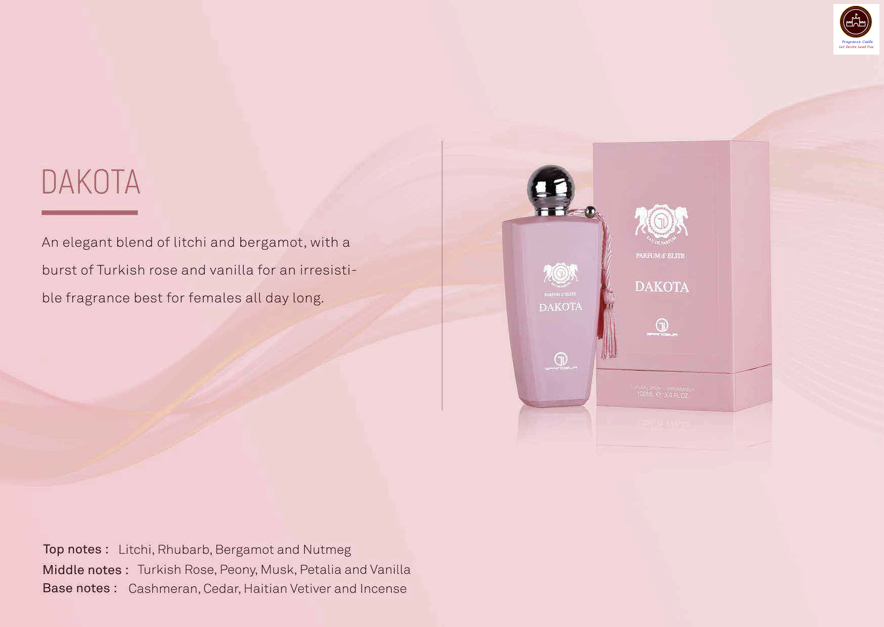 Dakota Eau De Parfum -100 ml By Grandeur Elite Shopee Singapore